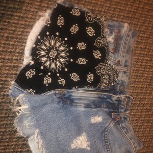 Calvin Klein high waisted shorts